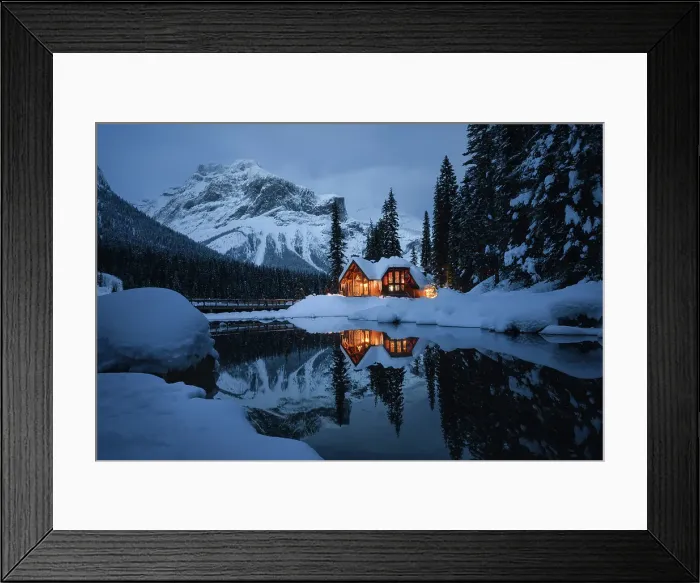 Framed Print : Emerald Lake, Yoho National Park, British Columbia, Canada Framed Print : Emerald Lake, Yoho National Park, British Columbia, Canada