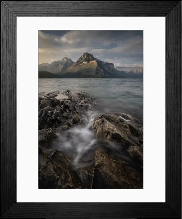 Framed Print : Lake Minnewanka, Banff National Park, Alberta, Canada