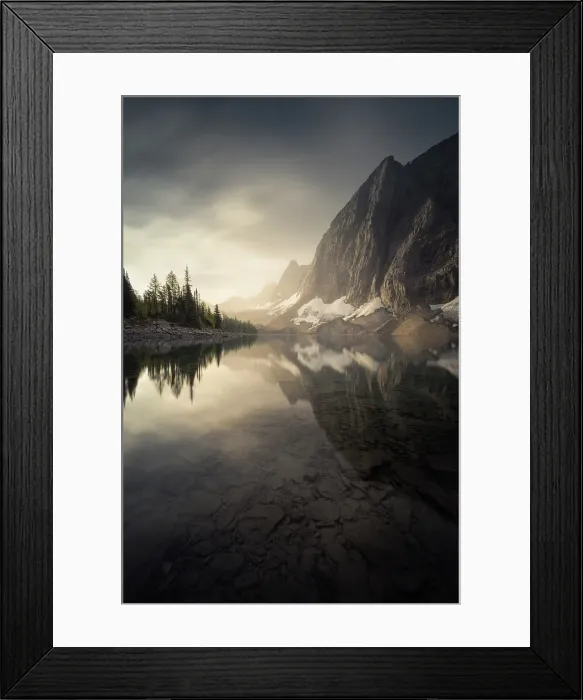 Framed Print : Floe Lake, British Columbia, Canada Framed Print : Floe Lake, British Columbia, Canada