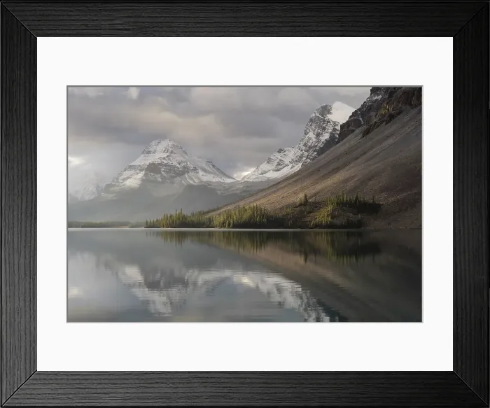 Framed Print : Bow Lake, Banff National Park, Alberta, Canada Framed Print : Bow Lake, Banff National Park, Alberta, Canada
