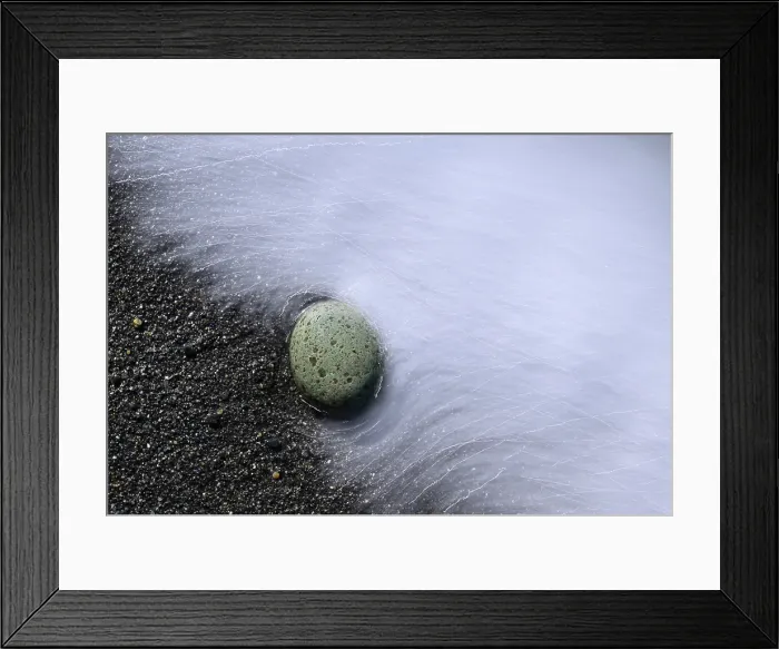 Framed Print : Stone on the beach, Vancouver Island, British Columbia, Canada Framed Print : Stone on the beach, Vancouver Island, British Columbia, Canada