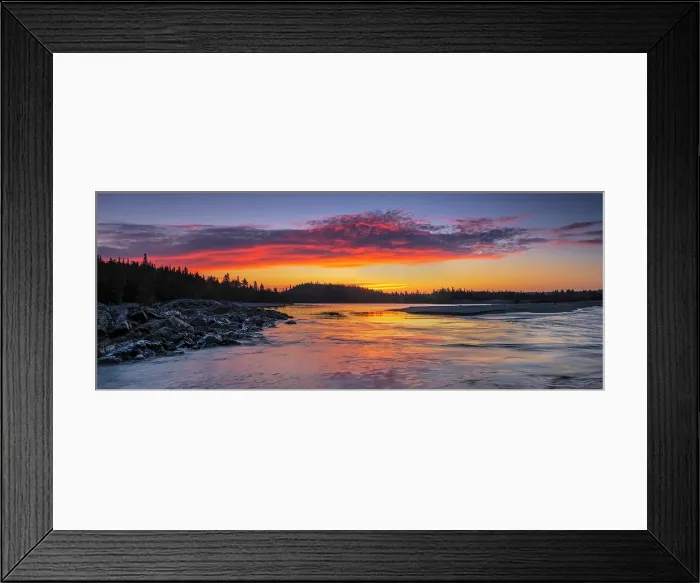 Framed Print : Sunrise at the mouth of the Michipicoten River on Lake Superior, Wawa, Ontario, Canada Framed Print : Sunrise at the mouth of the Michipicoten River on Lake Superior, Wawa, Ontario, Canada