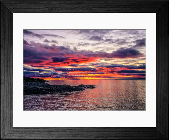 Framed Print : Sunset over Lake Superior, Rock Island Lodge, Wawa, Ontario, Canada Framed Print : Sunset over Lake Superior, Rock Island Lodge, Wawa, Ontario, Canada