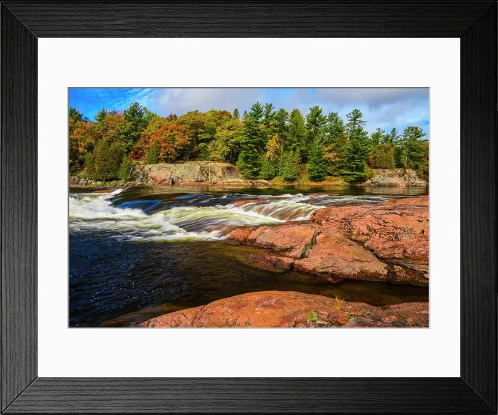 Framed Print : Red rocks and rapids on the Mississagi River, Mississauga First Nation, Ontario, Canada Framed Print : Red rocks and rapids on the Mississagi River, Mississauga First Nation, Ontario, Canada