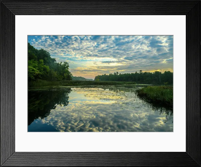 Framed Print : Dawn skies over the Ausable River, Pinery Provincial Park, Grand Bend, Ontario, Canada Framed Print : Dawn skies over the Ausable River, Pinery Provincial Park, Grand Bend, Ontario, Canada