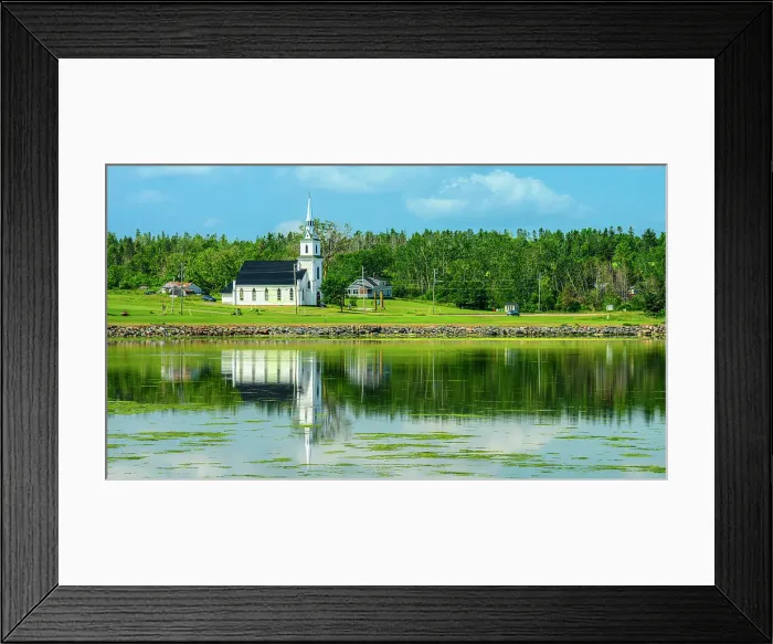 Framed Print : St. Peters United church, Saint Peters, PEI Prince Edward Island, Canada Framed Print : St. Peters United church, Saint Peters, PEI Prince Edward Island, Canada