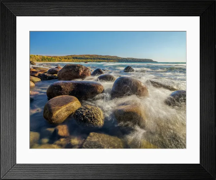 Framed Print : Wave polished boulders at Gargantua Harbour on Lake Superior, Ontario, Canada Framed Print : Wave polished boulders at Gargantua Harbour on Lake Superior, Ontario, Canada