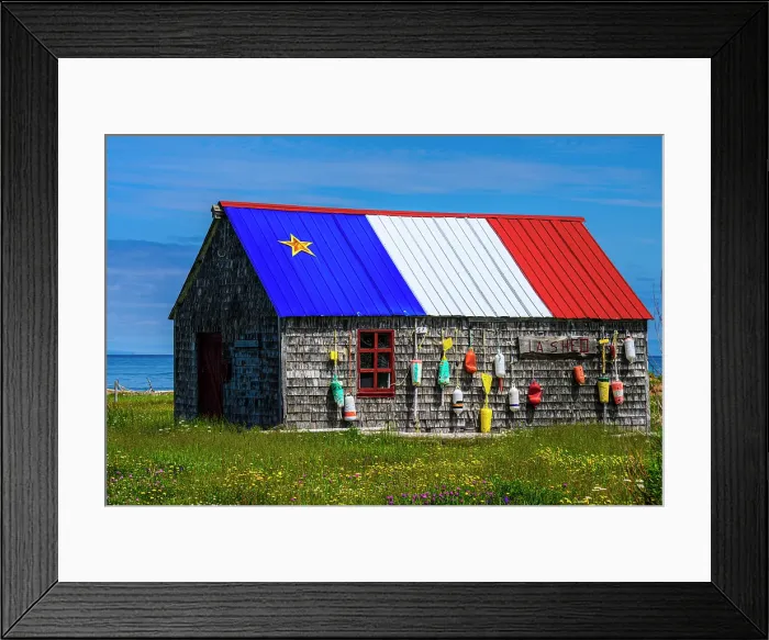 Framed Print : Acadian colours, Miscou Island, New Brunswick, Canada Framed Print : Acadian colours, Miscou Island, New Brunswick, Canada