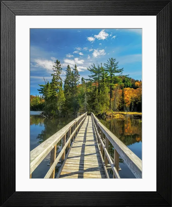 Framed Print : Boardwalk at Rustle Lake on the Trapper's Trail in Lake Superior Provincial Park, Ontario, Canada Framed Print : Boardwalk at Rustle Lake on the Trapper's Trail in Lake Superior Provincial Park, Ontario, Canada