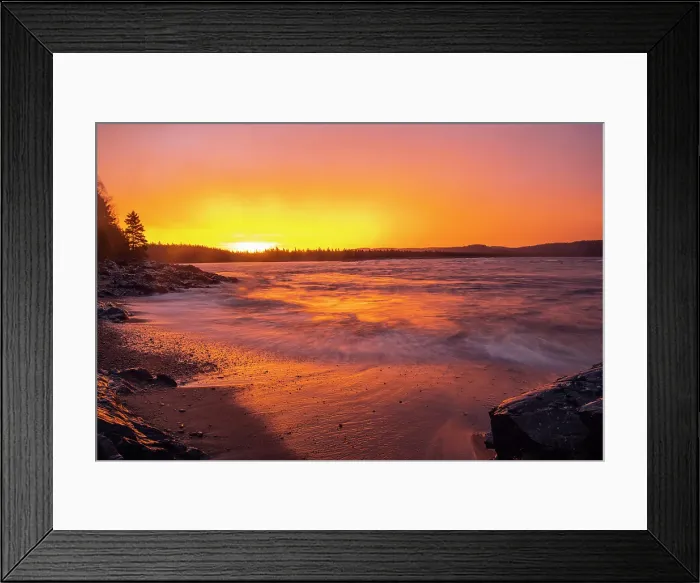 Framed Print : Sunrise skies over the Michipicoten River, Wawa, Ontario, Canada Framed Print : Sunrise skies over the Michipicoten River, Wawa, Ontario, Canada