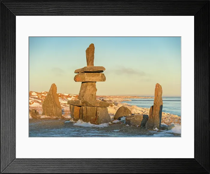 Framed Print : Hudson Bay coastline at freeze-up, Churchill, Manitoba, Canada Framed Print : Hudson Bay coastline at freeze-up, Churchill, Manitoba, Canada