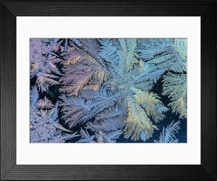 Framed Print : Window frost, Greater Sudbury, Ontario, Canada Framed Print : Window frost, Greater Sudbury, Ontario, Canada