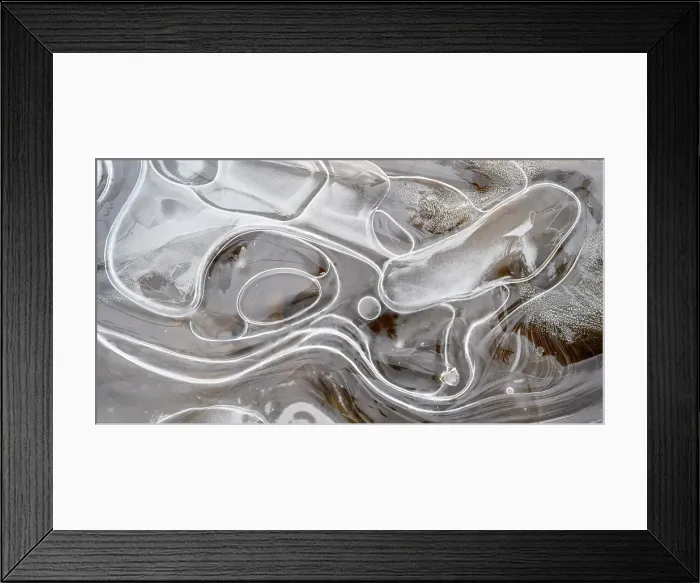Framed Print : Ice patterns at the edge of a beaver pond, Greater Sudbury, Ontario, Canada, Greater Sudbury, Ontario, Canada Framed Print : Ice patterns at the edge of a beaver pond, Greater Sudbury, Ontario, Canada, Greater Sudbury, Ontario, Canada