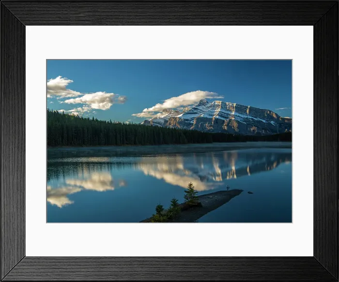 Framed Print : Mt Rundle reflected in Two Jack Lake, Banff National Park, Alberta, Canada Framed Print : Mt Rundle reflected in Two Jack Lake, Banff National Park, Alberta, Canada