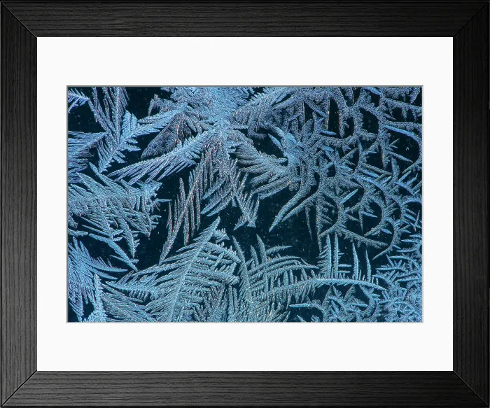 Framed Print : Window frost, Greater Sudbury, Ontario, Canada Framed Print : Window frost, Greater Sudbury, Ontario, Canada