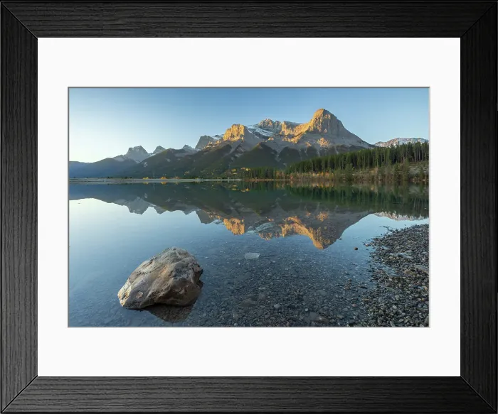 Framed Print : Rundle Forebay Reservoir in the Canadian Rockies, Canmore, Alberta, Canada. Autumn (October) 2024 Framed Print : Rundle Forebay Reservoir in the Canadian Rockies, Canmore, Alberta, Canada. Autumn (October) 2024