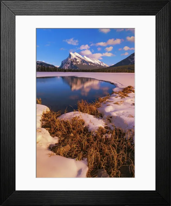 Framed Print : Mt. Rundle and Vermillion Lake, Banff National Park, Alberta, Canada Framed Print : Mt. Rundle and Vermillion Lake, Banff National Park, Alberta, Canada