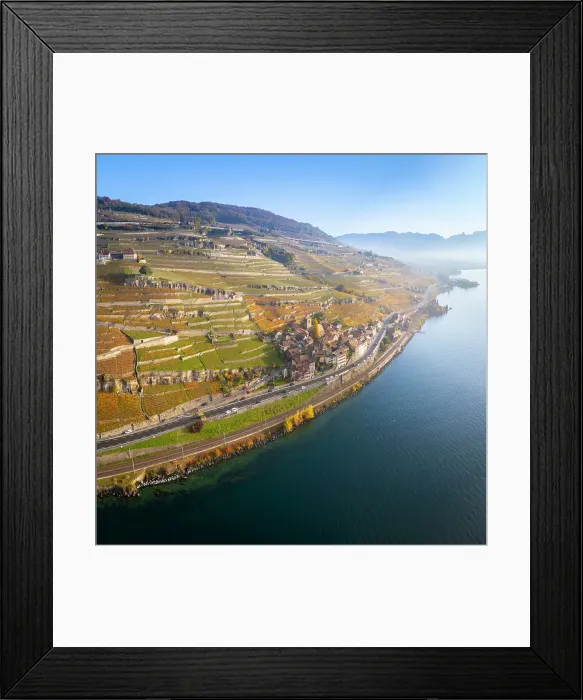Framed Print : Terrasses de Lavaux Vineyards, Lake Geneva (Lac Leman), Vaud, Switzerland Framed Print : Terrasses de Lavaux Vineyards, Lake Geneva (Lac Leman), Vaud, Switzerland