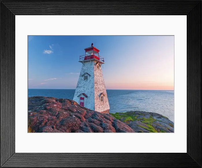 Framed Print : Boars Head Lighthouse on Long Island of the Didgy Neck. Bay of Fundy. North of Tiverton, Nova Scotia, Canada Framed Print : Boars Head Lighthouse on Long Island of the Didgy Neck. Bay of Fundy. North of Tiverton, Nova Scotia, Canada