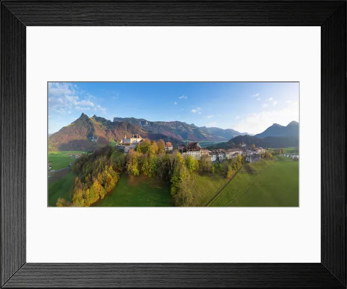 Framed Print : Gruyere, Fribourg Canton, Switzerland
