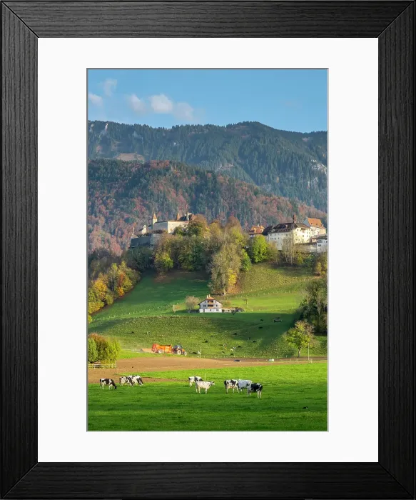 Framed Print : Gruyere, Fribourg Canton, Switzerland Framed Print : Gruyere, Fribourg Canton, Switzerland