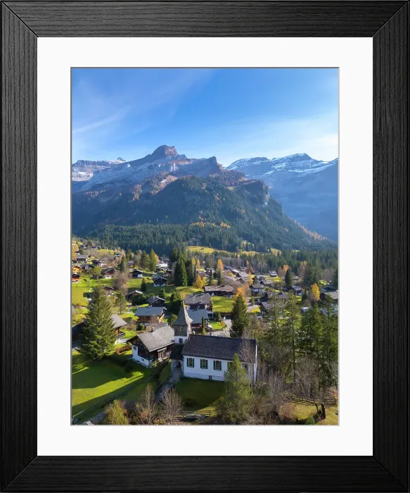 Framed Print : Les Diablerets, Berner Oberland, Switzerland Framed Print : Les Diablerets, Berner Oberland, Switzerland