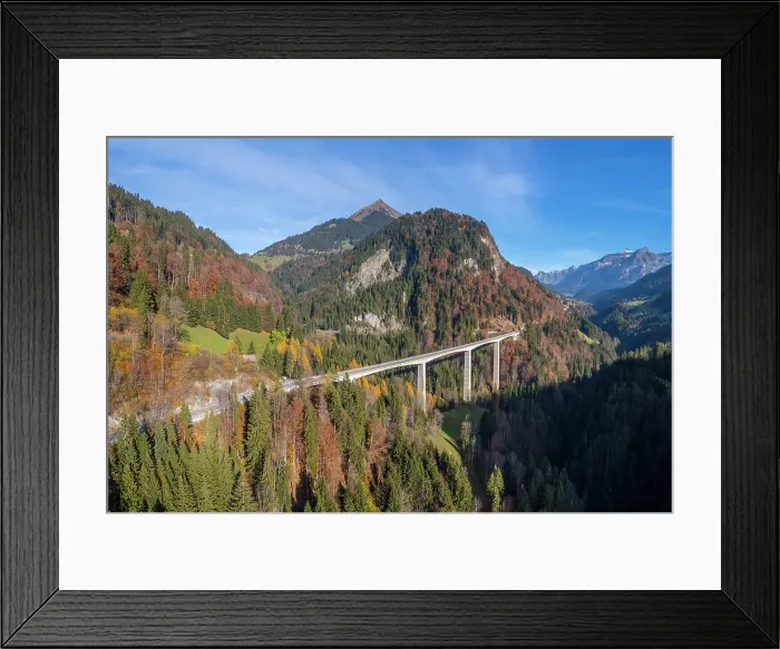 Framed Print : Pont d'Aigremont, La Grande Eau valley, Vaud, Switzerland Framed Print : Pont d'Aigremont, La Grande Eau valley, Vaud, Switzerland