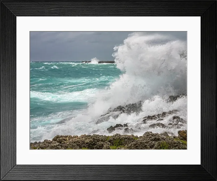Framed Print : Tropical Storm Helene pounds the rugged coast of Grand Cayman, Cayman Islands, British West Indies Framed Print : Tropical Storm Helene pounds the rugged coast of Grand Cayman, Cayman Islands, British West Indies