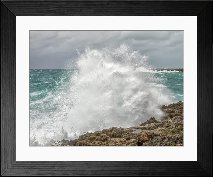 Framed Print : Rough sea along Grand Cayman's ironshore at Pedro St. James during the development of Hurricane Helene. Cayman Islands, British West Indies Framed Print : Rough sea along Grand Cayman's ironshore at Pedro St. James during the development of Hurricane Helene. Cayman Islands, British West Indies
