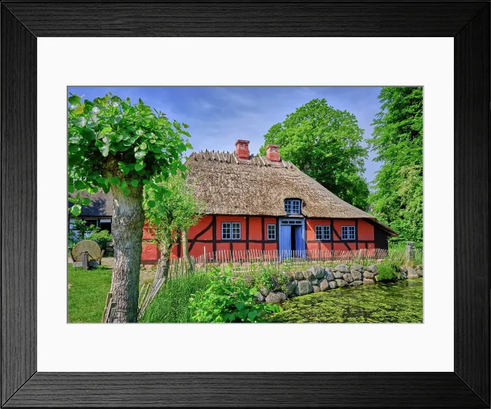 Framed Print : Frilandsmuseet (Open-Air Museum) is an open-air museum on the northern outskirts of Copenhagen. Opened in 1897, it moved to its present location in 1901. Covering 40 hectares, it is one of the largest and oldest open-air museums in the world Framed Print : Frilandsmuseet (Open-Air Museum) is an open-air museum on the northern outskirts of Copenhagen. Opened in 1897, it moved to its present location in 1901. Covering 40 hectares, it is one of the largest and oldest open-air museums in the world