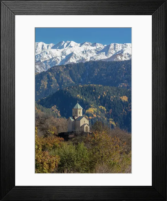 Framed Print : A small church west of Mestia, Upper Svaneti (Zemo Svaneti), Georgia Framed Print : A small church west of Mestia, Upper Svaneti (Zemo Svaneti), Georgia