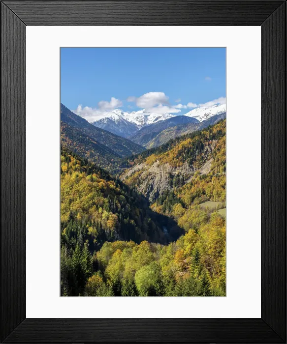 Framed Print : Enguri river valley in the autumn, Mestia, Upper Svaneti (Zemo Svaneti), Georgia Framed Print : Enguri river valley in the autumn, Mestia, Upper Svaneti (Zemo Svaneti), Georgia