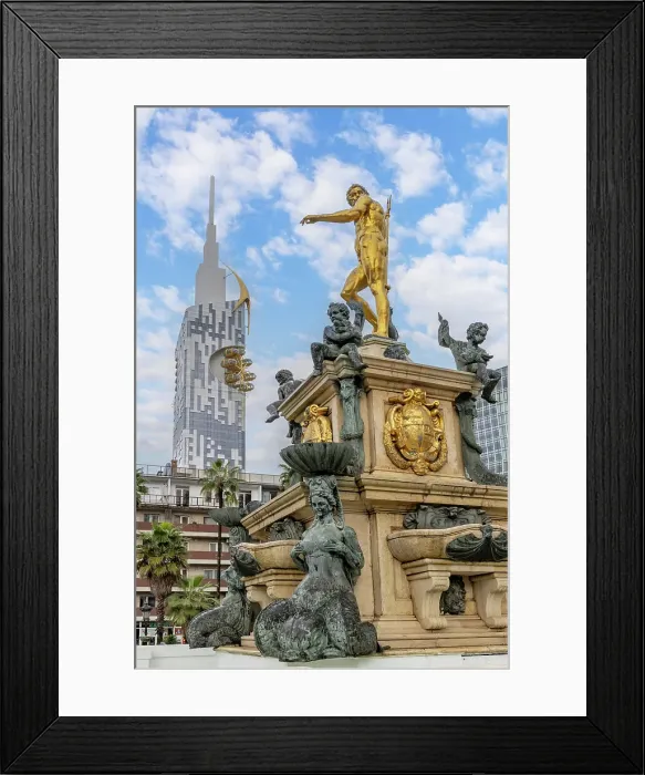 Framed Print : Fountain of Neptune & Meridien Hotel, , Batumi, Black Sea, Georgia Framed Print : Fountain of Neptune & Meridien Hotel, , Batumi, Black Sea, Georgia