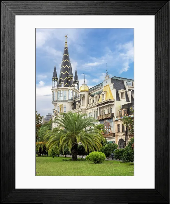 Framed Print : Astronomical Clock building, Europe Square, Batumi, Black Sea, Georgia Framed Print : Astronomical Clock building, Europe Square, Batumi, Black Sea, Georgia