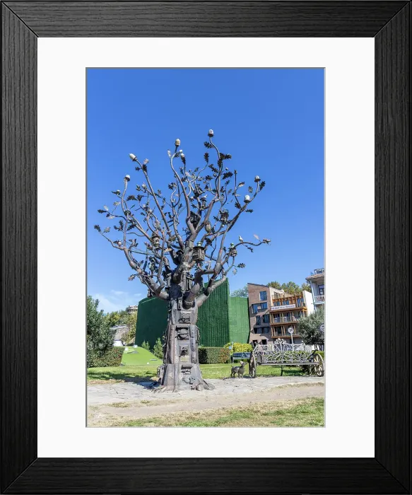 Framed Print : The tree of life, Rike park, Tbilisi, Georgia Framed Print : The tree of life, Rike park, Tbilisi, Georgia
