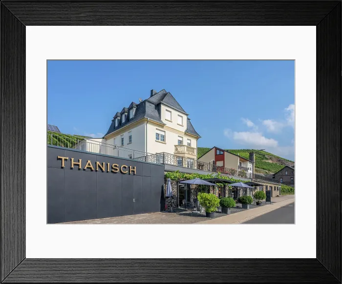 Framed Print : Thanisch winery at Lieser, Mosel, Rhineland-Palatinate, Germany Framed Print : Thanisch winery at Lieser, Mosel, Rhineland-Palatinate, Germany