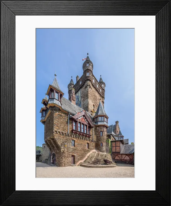 Framed Print : Cochem castle, Cochem, Mosel valley, Rhineland-Palatinate, Germany Framed Print : Cochem castle, Cochem, Mosel valley, Rhineland-Palatinate, Germany
