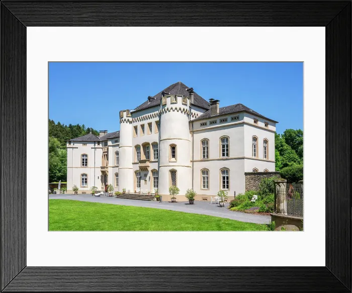 Framed Print : Kewenig castle near Korperich, Eifel Rhineland-Palatinate, Germany Framed Print : Kewenig castle near Korperich, Eifel Rhineland-Palatinate, Germany