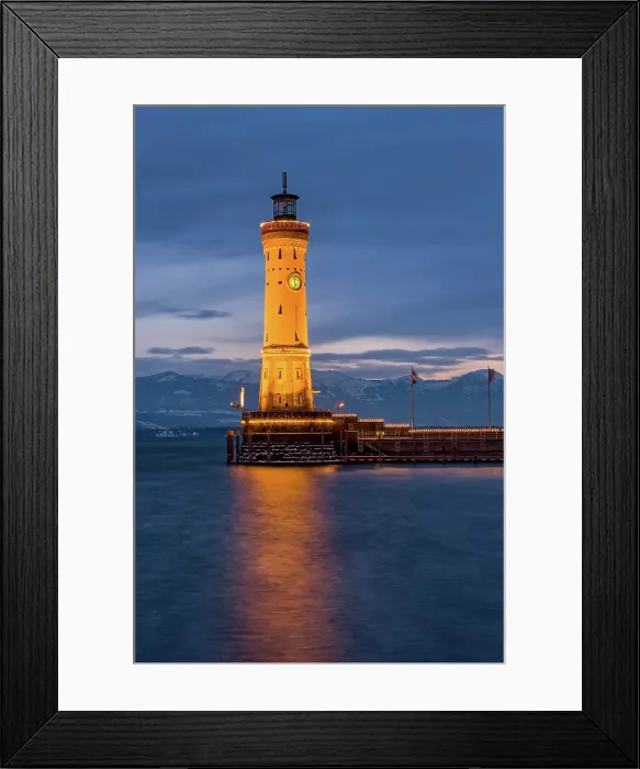 Framed Print : Germany, Bavaria, Lake Constance, Lindau town, lighthouse Framed Print : Germany, Bavaria, Lake Constance, Lindau town, lighthouse