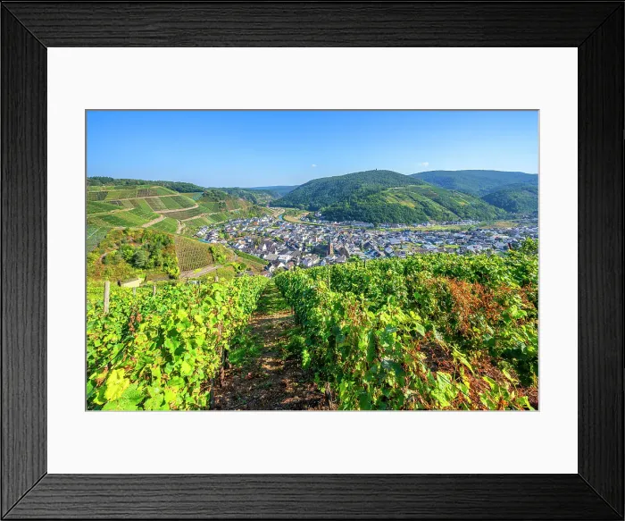 Framed Print : View at Dernau, Ahr valley, Eifel, Rhineland-Palatinate, Germany Framed Print : View at Dernau, Ahr valley, Eifel, Rhineland-Palatinate, Germany