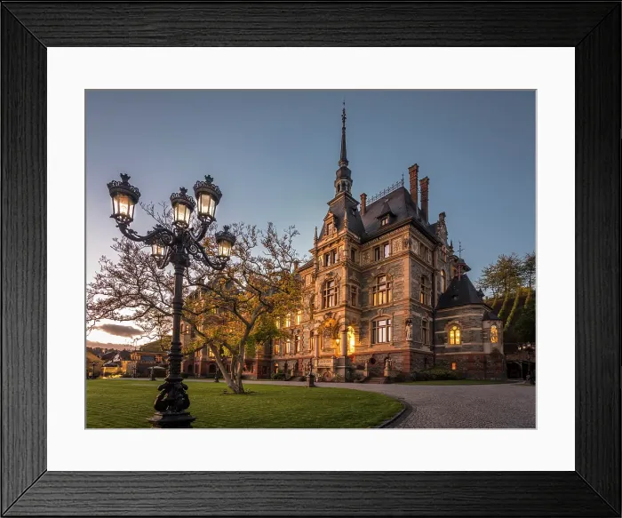 Framed Print : Castle Lieser at blue hour, Lieser, Mosel, Rhineland-Palatinate, Germany Framed Print : Castle Lieser at blue hour, Lieser, Mosel, Rhineland-Palatinate, Germany