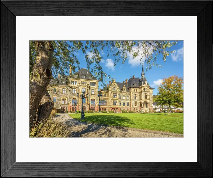 Framed Print : Lieser Castle and Park, Lieser, Mosel, Rhineland-Palatinate, Germany Framed Print : Lieser Castle and Park, Lieser, Mosel, Rhineland-Palatinate, Germany
