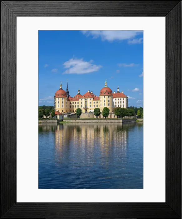 Framed Print : Moritzburg Castle, Moritzburg, Meissen, Saxony, Germany Framed Print : Moritzburg Castle, Moritzburg, Meissen, Saxony, Germany