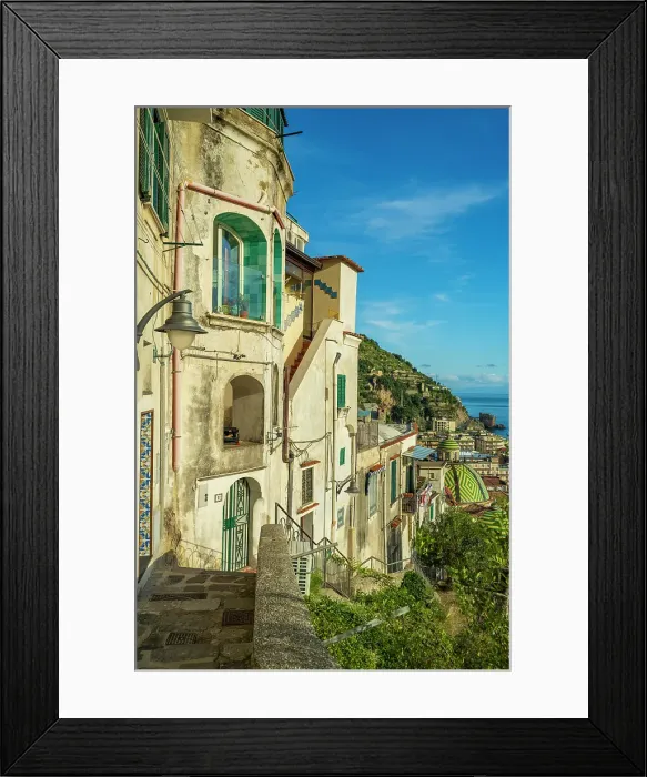 Framed Print : Europe, Italy, Campania. The town of Maiori on the Amalfi coast Framed Print : Europe, Italy, Campania. The town of Maiori on the Amalfi coast