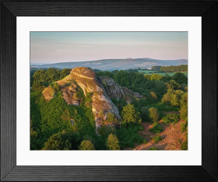 Framed Print : Blackingstone Rock near Moretonhampstead in Dartmoor National Park, Devon, England. Summer (July) 2024 Framed Print : Blackingstone Rock near Moretonhampstead in Dartmoor National Park, Devon, England. Summer (July) 2024