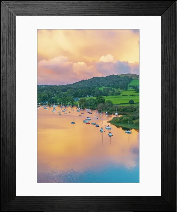 Framed Print : UK, England, Cumbria, Lake District National Park, Coniston Water Framed Print : UK, England, Cumbria, Lake District National Park, Coniston Water