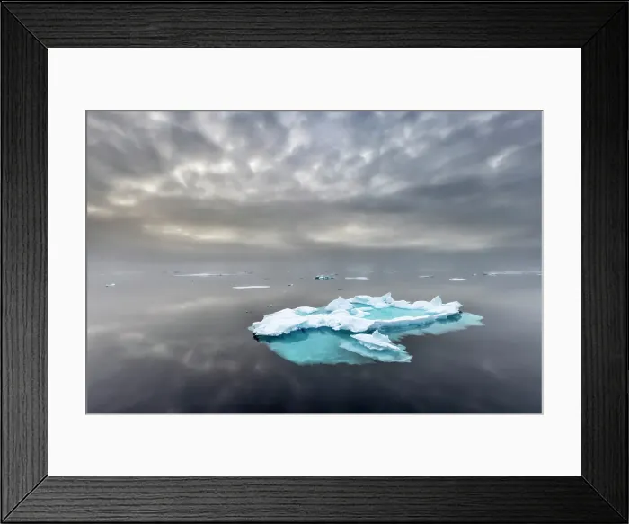 Framed Print : Sea ice floating in Eastern Greenland Framed Print : Sea ice floating in Eastern Greenland