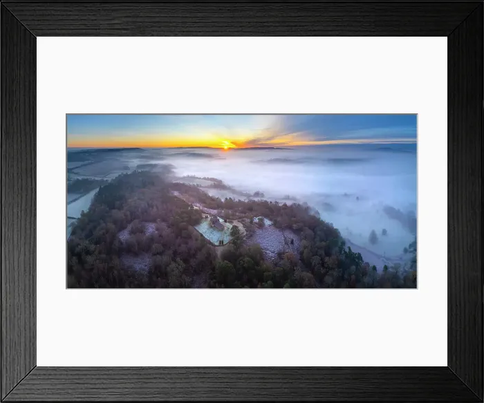 Framed Print : St. Martha's Church on the Pilgrims Way, North Downs, Surrey, England, UK Framed Print : St. Martha's Church on the Pilgrims Way, North Downs, Surrey, England, UK