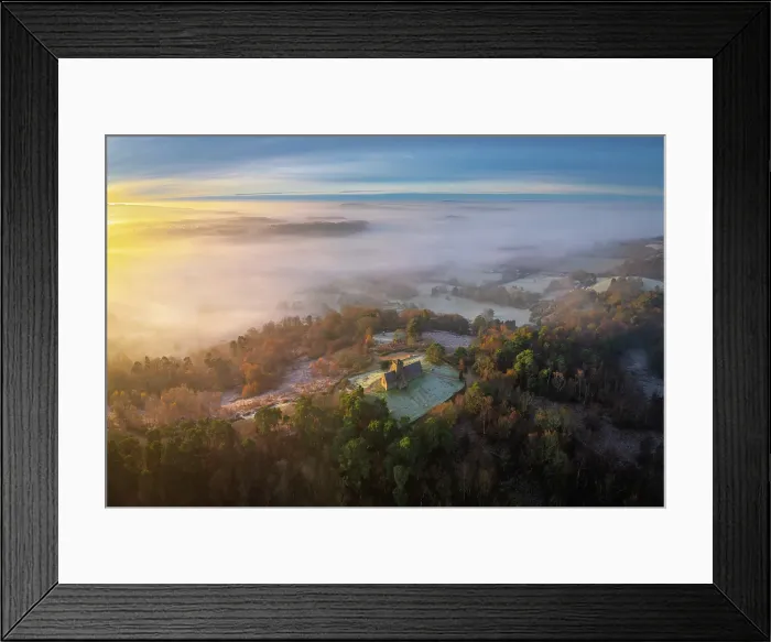 Framed Print : St. Martha's Church on the Pilgrims Way, North Downs, Surrey, England, UK Framed Print : St. Martha's Church on the Pilgrims Way, North Downs, Surrey, England, UK