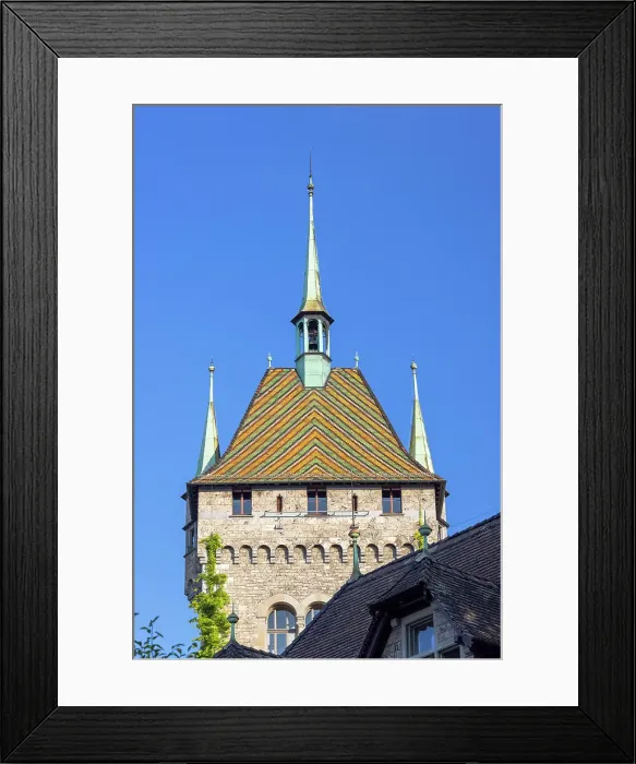 Framed Print : Landesmuseum, Zurich, Switzerland